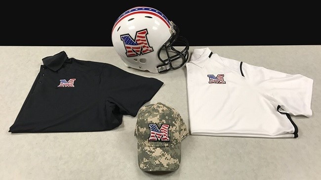 Marshall's Football Team to Wear Patriotic Gear Saturday