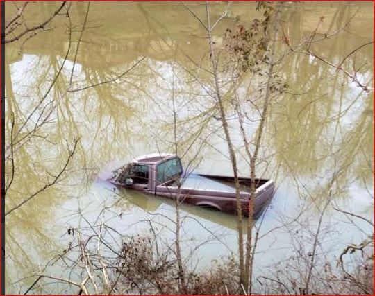Stolen truck found submerged in Pikeville, KY pond - WOWK 13 ...